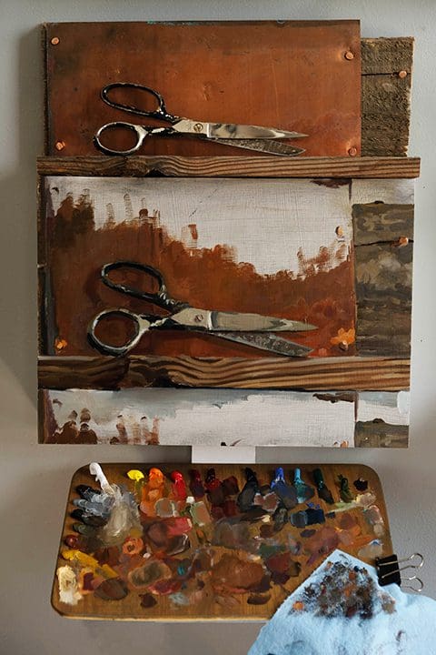 The Artists Preception of Scissors and Copper Plate | J Jordan Bruns