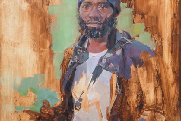 Marvin, oil on panel, 16x12, 11-24